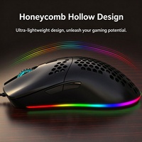 Penjualan Panas G02 7200DPI Sensor Optik RGB Backlight Mouse Game Ergonomis Mouse Nirkabel untuk Gamer Komputer PC Gaming Mouse