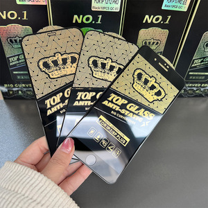 ฟิล์มกระจกนิรภัยแบบโค้งมนขอบใหญ่ ป้องกันไฟฟ้าสถิต <span class=keywords><strong>ราคา</strong></span>โรงงาน สำหรับ <span class=keywords><strong>iPhone</strong></span> 14 Pro Max 7 8 SE Plus 15 12 - Product Image 4