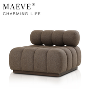 Fauteuil design modulaire moderne à bulles de pixels, sans accoudoirs, pour salon, mobilier de salon, fauteuil individuel rembourré