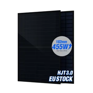 Sunket hjt 455W Sản xuất bifacial năng lượng mặt trời Power Panel 455Watt Mono sử dụng nhà 455 Wát năng lượng mặt trời bảng điều chỉnh hoàn chỉnh Kit