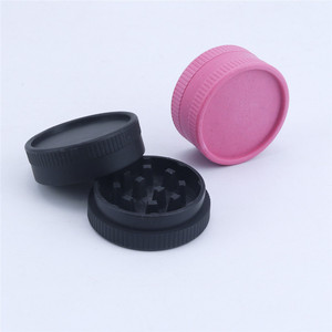 New Degradable Material Herb Grinder 2 Layer Design Smoker Smoking Accessories Tobacco Grinders - Product Image 3