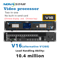 Pengontrol Video LED Novastar V6 V8 V12 V16 4K HD All in One Prosesor Layar LED untuk Iklan Komersial Dalam dan Luar Ruangan
