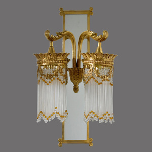 Antique French Brass Mirror Unique Design Led Sconces Noble Home Modern Lamp for Living Room <strong>Hall</strong> Corridor Hotel Home <strong>Wall</strong> <strong>Light</strong> - Product Image 5