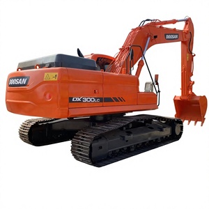 รถขุดตีนตะขาบ Doosan DX300LC-7 มือสอง ระบบไฮดรอลิก บุ้งกี๋ขนาด 0.32 ลูกบาศก์เมตร เครื่องยนต์ Kawasaki Hitachi สำหรับงานก่อสร้างและงานดิน - Product Image 1