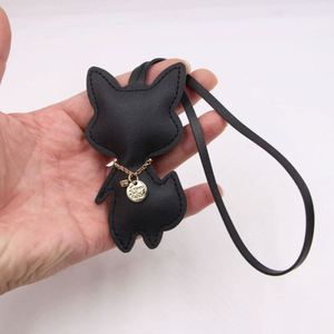 <b>Hot</b> Selling Pu Leather Small Cat Keychain Cute Pretty Charm Fashion <b>Bag</b> Pendant Animal Shape Gift for Pet Lovers - Product Image 2