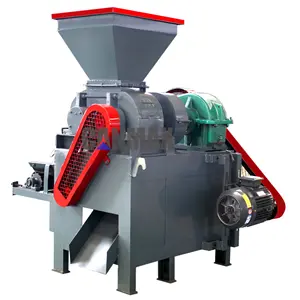 中国制造生物质烧烤煤和木炭粉球压块机