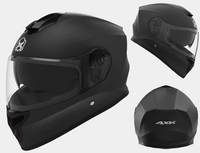Équipement de protection pour moto, casque intégral, coque 902, couleur unie, homologué DOT, ABS, double visière, nouveau, toutes saisons, hommes, femmes