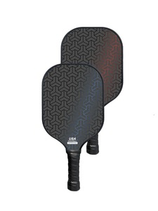 Raquette de pickleball en fibre de carbone alvéolée pour sports de plein air, populaire, avec technologie de pressage à chaud, durable - Product Image 1
