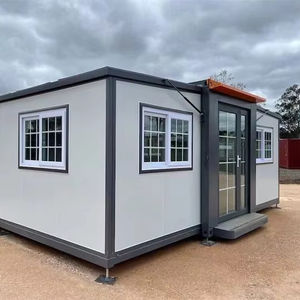 Casa prefabricada expandible Veranda 40 pies 20 pies Envío Contenedor móvil prefabricado Casa expandible 3 en 1 plegable - Product Image 1