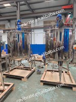 VBJX Cuve de mélange homogénéisante automatique en acier inoxydable avec agitateur pour pâtes et shampoings, machine de fabrication de savon liquide