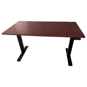 Bureau de travail moderne extensible à vente <span class=keywords><strong>chaude</strong></span>, noir, ergonomique, réglable en hauteur, un moteur, 2 étages, meubles de salon - Product Image 5