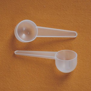 Smidgen-Micro cuchara medidora para laboratorio, Mini cucharas medidoras para medir en polvo o hornear, de <span class=keywords><strong>20</strong></span> Ml, PP, color blanco, 10 gramos