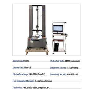 Machine d'essai universelle à double colonne, machine d'essai de traction à double colonne, instrument d'essai de résistance - Product Image 5