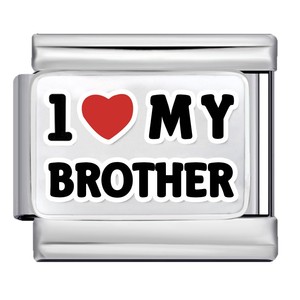 Pulsera de Acero Inoxidable con Dijes Personalizables 'I Love My Family Friends Pets', Joyería DIY para Regalo - Product Image 5