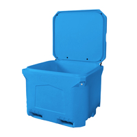 Glacière isotherme robuste 660L en LLDPE rotomoulé, grande boîte de refroidissement à double paroi, rétention de glace de 5 jours pour le poisson