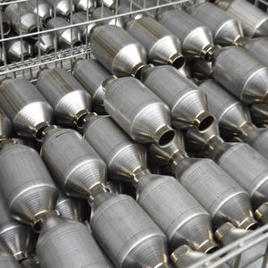 Universal 2.5 inci <span class=keywords><strong>3</strong></span> inci Inlet/Outlet aliran tinggi konverter katalis depan langsung cocok dengan O2 Port cek lampu mesin - Product Image 5