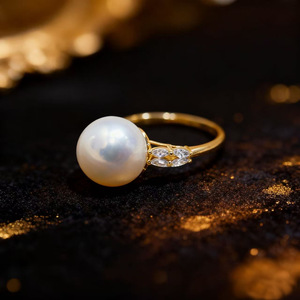 Accesorios 10758DIY, Anillo de Plata S925, Base Vacía para Cuentas Redondas de 6-11 mm, Soporte para Joyería Dorado/Plateado - Product Image 4
