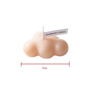 Bougie décorative d'intérieur en cire de paraffine aromatique en forme de nuage blanc - Product Image 3