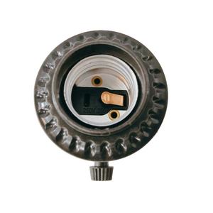 Vendita calda in bachelite nera porta lampada E27/E26 interruttore a vite stile lampada presa - Product Image 6