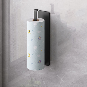 FF967 Portarotolo da Cucina Autoadesivo, Supporto a Parete per Bagno e Toilette, Dispenser Sotto Pensile per Carta Assorbente - Product Image 4