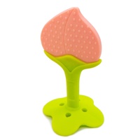 Ensemble de fruits en Silicone sans BPA, bouche pour bébés et enfants, jouets écrasables, anneaux de dentition pour les tout-petits
