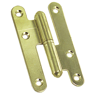 Cerniera Destra Wolfpack 403/9.5 con Bordo Arrotondato Placcato in Ottone - Product Image 1