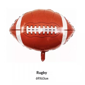 Kit di 5 Palloncini in Foil Stile NFL - Decorazione per Feste a Tema Football, Compleanni ed Eventi Sportivi - Product Image 2