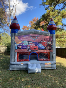 Große graue springende Hüpfburg verwendet Commercial Grade Infla table Bounce House für Kinder und Erwachsene mit Gebläse - Product Image 4