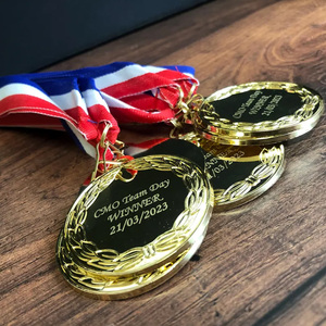 Yumuşak Mineli Şampiyonluk Üretimi Kişiselleştirilmiş 3D Döküm Ödülleri Özel Altın Gümüş Bronz Spor Tasarım Logolu Hediyelik Madalya - Product Image 4