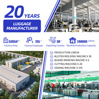 Lot de 4 valises de voyage en PP, avec roulettes universelles et serrure à combinaison, tailles 20, 24, 28, 32 pouces – Vente en gros usine