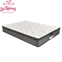 Europa hôtel utiliser king queen size gel mousse à mémoire de forme bonnell matelas de lit enroulable à ressort