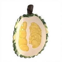 DOWELL Vente en gros de pinces à cheveux grandes en forme de durian, série Fruits, style squelette de poisson unique, accessoires capillaires de style français pour femmes