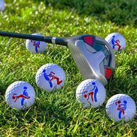 Pochoir personnalisé en acier inoxydable pour marqueur de balle de golf pour adultes, pochoir amusant pour balle de golf, outil