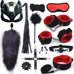 Bdsm Set Bondage Gear Lederen Sex Hulptraining 13 Kit Beperkingen Slaven Volwassen Seksspeeltje Handboei Bdsm Voor Paar - Product Image 6