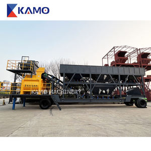 Planta Mezcladora de Concreto de Movimiento Rápido, Compacta, 75m3/h, con Sistema de Recolección de Polvo, Solución Ecológica para Proyectos Urbanos - Product Image 3