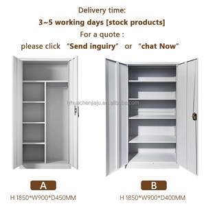 Home Modern Storage 2 Door Armário Almirah Custom Design Quarto Roupas <span class=keywords><strong>Closet</strong></span> Steel Metal <span class=keywords><strong>Wardrobe</strong></span> com Espelho - Product Image 2