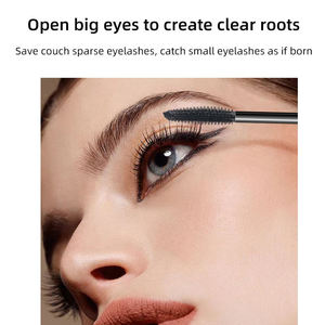 Mascara Mat à Marque Blanche, Tube Long et Fin, Fibres Roulées pour Cils Naturels et Allongés - Product Image 5