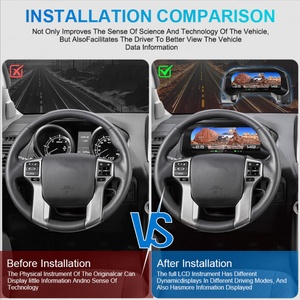 Navihua <b>Car</b> Gauge LCD Instrument <b>for</b> Toyota Prado 2018-2023 Digital Cluster Dashboard Cockpit LCD <b>Speedometer</b> Virtual Instrument - Product Image 3