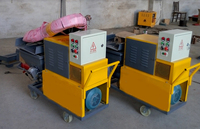Machine à projeter du ciment avec compresseur d'air : performances supérieures