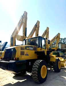 Maquinaria Original de Gran Capacidad para la Construcción, Fluido Hidráulico Usado, Cargadora de Ruedas Komatsu WA320 con Cucharón, Certificación CE - Product Image 5