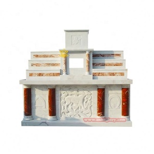Produits en pierre de la cathédrale chrétienne de taille personnalisée Table d'autels en marbre de l'église occidentale Soulagement de la Cène Jésus Vierge Marie Temples - Product Image 5