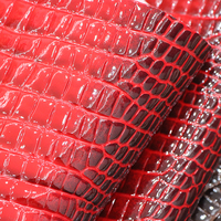 Cuir synthétique PVC gaufré 1,8 mm, couleurs pulvérisées, imitations de peaux d'animaux (crocodile, serpent, lézard) pour la fabrication de sacs