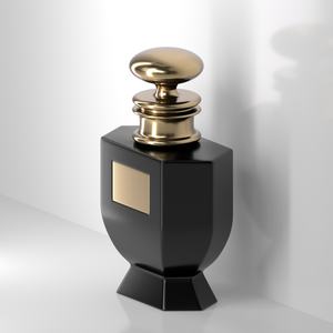 Groothandel en op maat gemaakte 100ml luxe en unieke lege parfumfles, vierkante glazen parfumfles met dop van zinklegering - Product Image 3