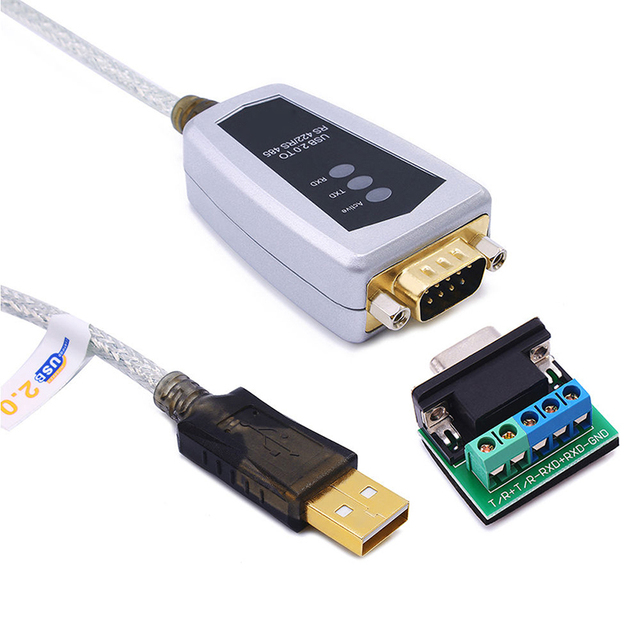 USB 2.0 to RS485 RS422 Serial Converter Adapter Cable FTDI Chip Windows 10 8 7....