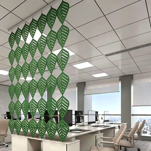 Pannello Divisorio Acustico Ecologico in Fibra di Poliestere, Schermo Fonoassorbente Certificato CE per Ufficio - Product Image 4