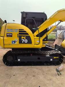 รถขุดตีนตะขาบมือสองคุณภาพดี ขายดี รุ่น PC70 พร้อมปั๊มไฮดรอลิก Kawasaki สำหรับเครื่องยนต์และ PLC - Product Image 3