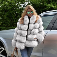Nouveauté hiver, manteau court chaud en fausse fourrure luxueuse et moelleuse pour femmes, taille plus