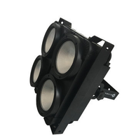 Éclairage d'audience 4X100W Cob LED Spot 4-Eyes 2in1 Warm Cool White Profile Stage 400W DMX512 Aluminium Peaky Blinder Par