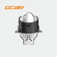 GCAR Phare Bi-LED R1 Ultra 3 pouces 85W Haute Puissance Lumière Blanche Pure 6000K Lentille Projecteur Universel pour Éclairage Extérieur Automobile