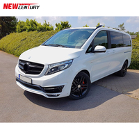 Pare-choc avant et arrière en fibre de carbone, 1 pièce, conception large, adapté aux Mercedes Benz classe V Vito w447